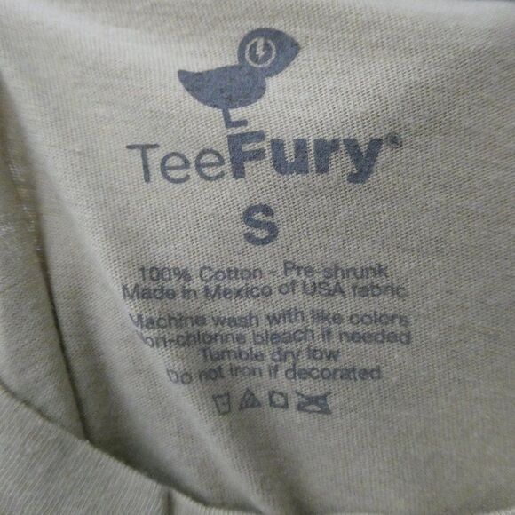 Teefury Alice in Wonderland White Rabbit T Shirt S - Picture 3 of 4